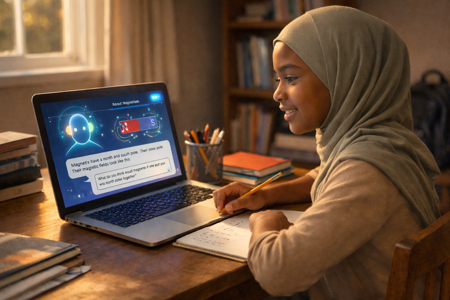 Student learning with Bloom Academia - AI-powered interactive education